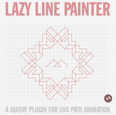 WebDesign Animations de chemin SVG avec jQuery Lazy - Lazy Line Painter
