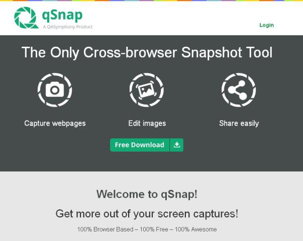 WebDesign Extension de capture instantanée pour navigateurs - QSnap