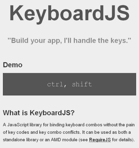 WebDesign Gestion de clavier avec JavaScript - KeyboardJS