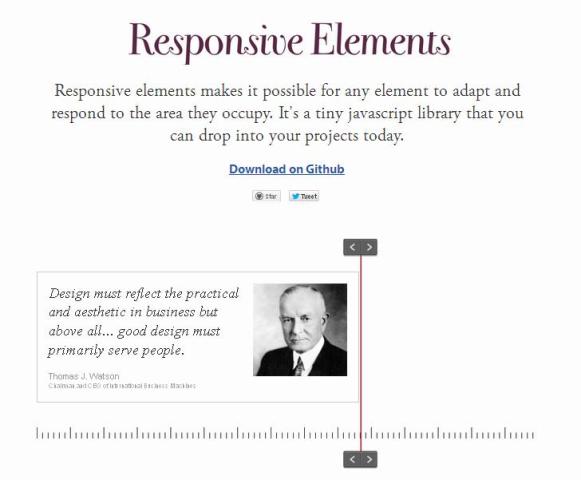 WebDesign Plugin jQuery créant des styles réactifs pour site web - Responsive Elements