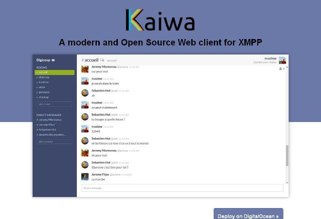 WebDesign Un client JavaScript de Chat pour votre site web - Kaiwa