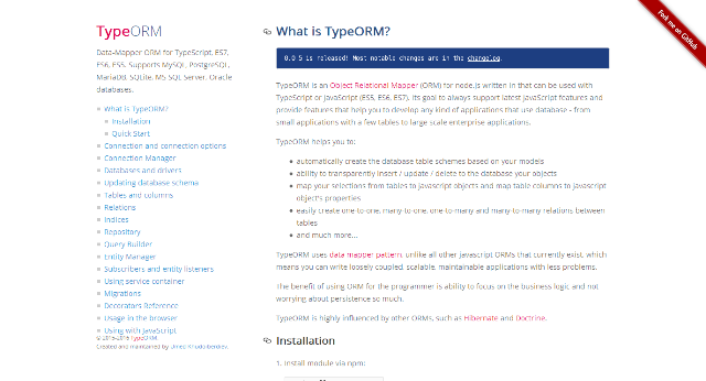 WebDesign Un gestionnaire de relation objet JavaScript pour vos applications - TypeORM