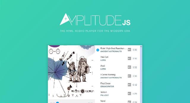 WebDesign Un lecteur audio HTML5 JavaScript pour animer vos sites web - Amplitude.js