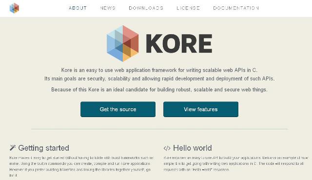 WebDesign Un outil de création dapplications web en C - Kore