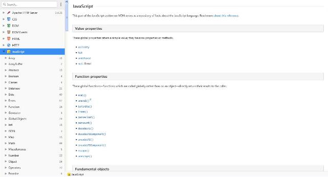 WebDesign Une application de documentations pour rendre la lecture et la recherche rapide - devdocs