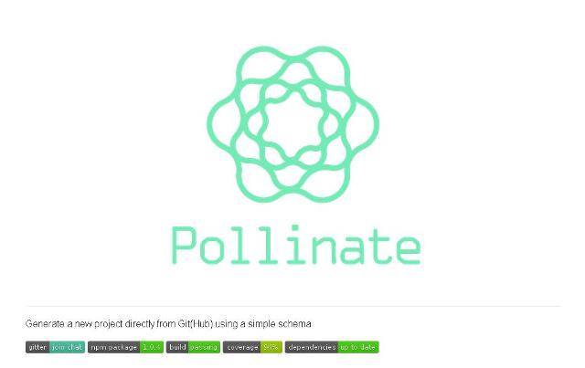 Un générateur de nouveau projet pour bien débuter - pollinate