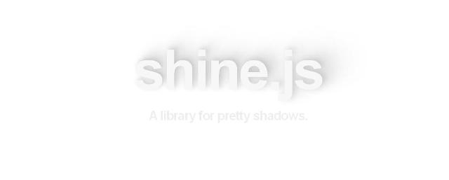 Une bibliothèque pour des ombres sur votre site web - Shine.js 