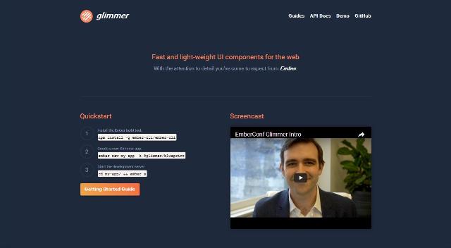 WebDesign Un environnement de développement pour créer des applications rapides - Glimmer.