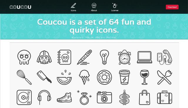 WebDesign 64 Icônes amusants et gratuits - Coucou Icons