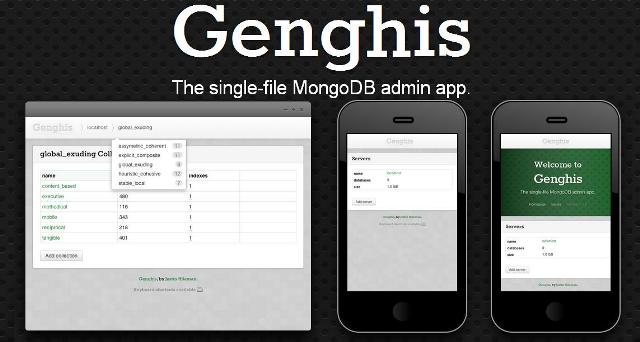 WebDesign Administration de base MonoDB - Genghis