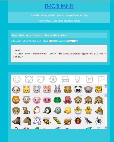 WebDesign Ajoutez un selecteur demojis à votre site web - emoji-panel