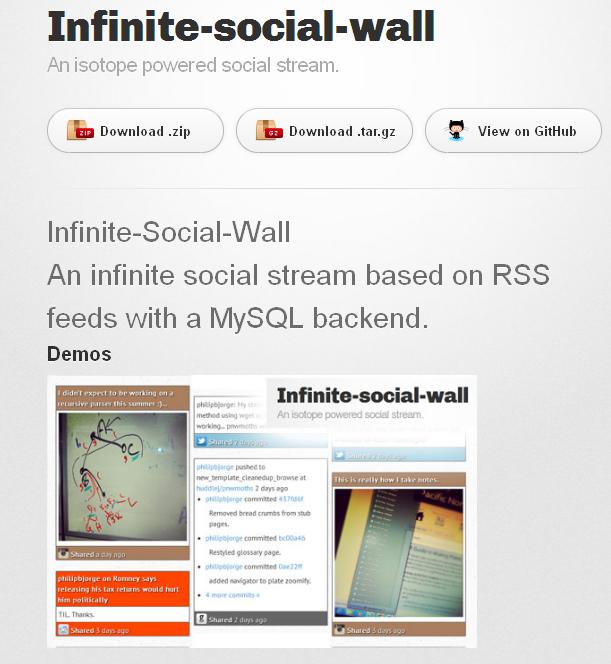 WebDesign_Application_open_source_qui_ressemble__Pinterest_-_Infinite-social-Wall