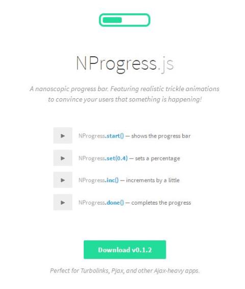 WebDesign Barres de progression de chargement de type YouTube - NProgress