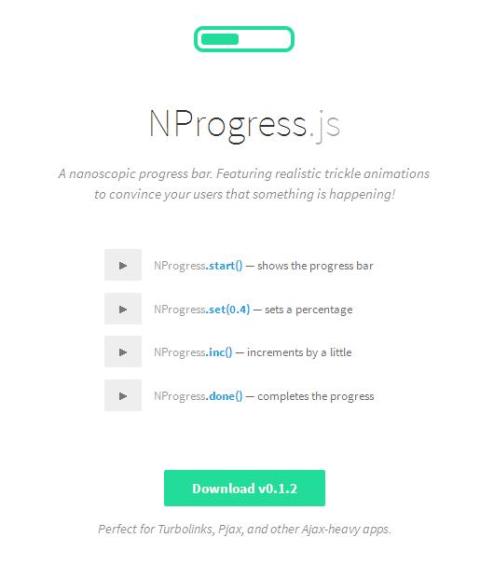 WebDesign Barres de progression de chargement de type YouTube - NProgress