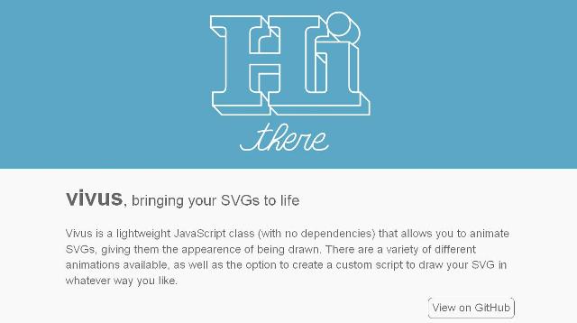 WebDesign Bibliothèque JavaScript pour animer vos fichiers vectoriels SVG - Vivus