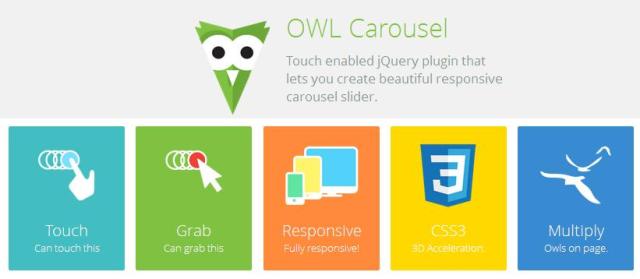 WebDesign Carrousel tactiles et réactifs - Owl carrousel
