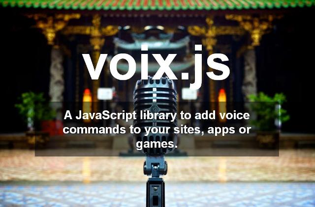 WebDesign Contrôle vocal avec JavaScript - Voix.js
