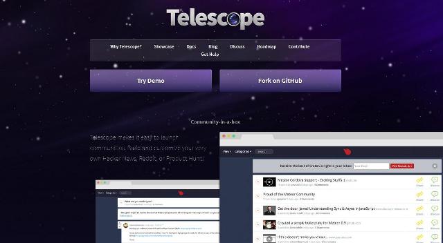 WebDesign Créer votre propre application de réseau sociale - Telescope