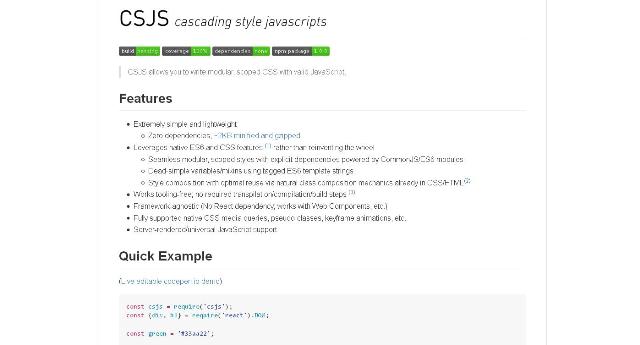 WebDesign Des feuilles de styles CSS modulaire écrites avec JavaScript - CSJS