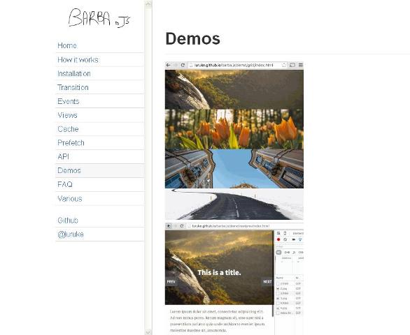 WebDesign Des transitions fluides et douces entre vos pages web - barbajs