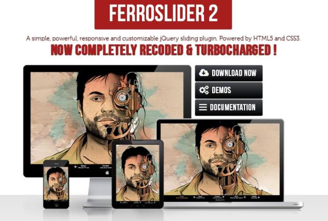 WebDesign Diaporama jQuery réactif avec HTML5 et CSS3 - FerroSlider