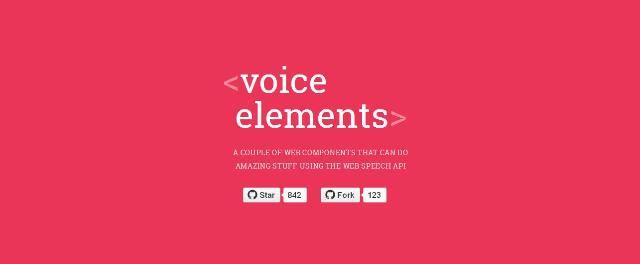 WebDesign Donnez de la voix à vos sites web - voice-elements