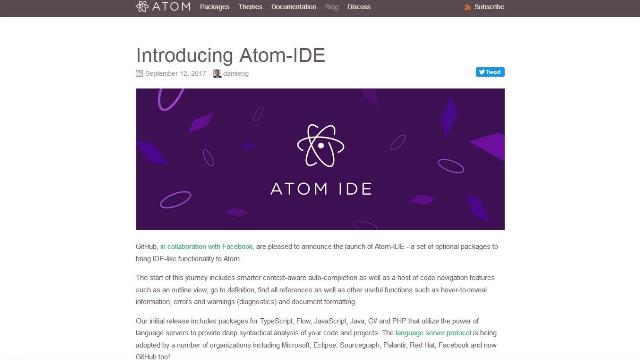 WebDesign Développez vos projets de sites web avec Atom IDE