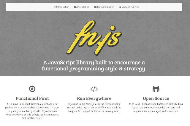 WebDesign Encourager un style fonctionnel de programmation - fn.js