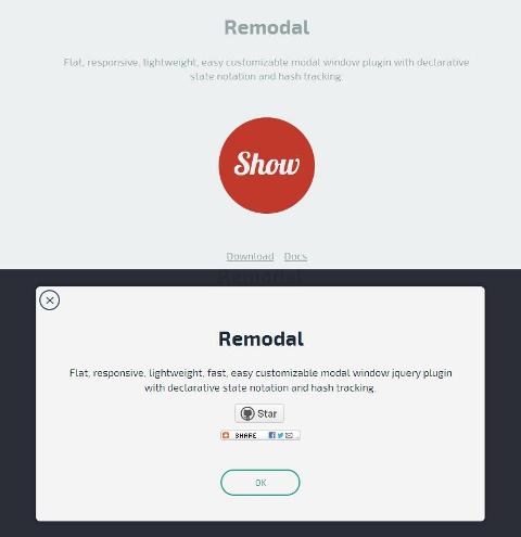 WebDesign Fenetre modale adaptative pour site web - Remodal