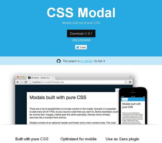 WebDesign Fenetres modales codée par CSS et très peu de JavaScript - CSS Modal