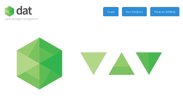 WebDesign Gestion et partage de données open source - dat