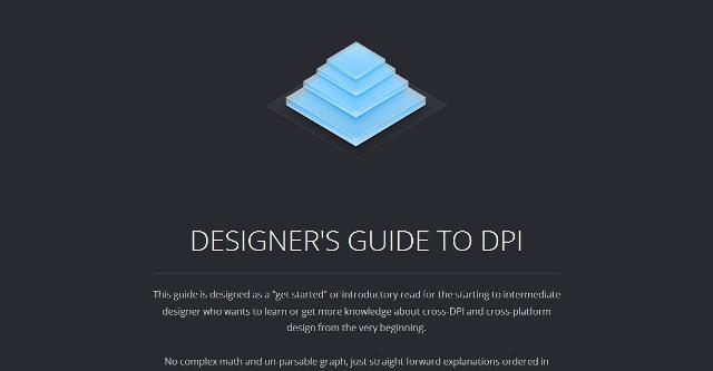 WebDesign Guide dintroduction aux notions de DPI pour Designer 