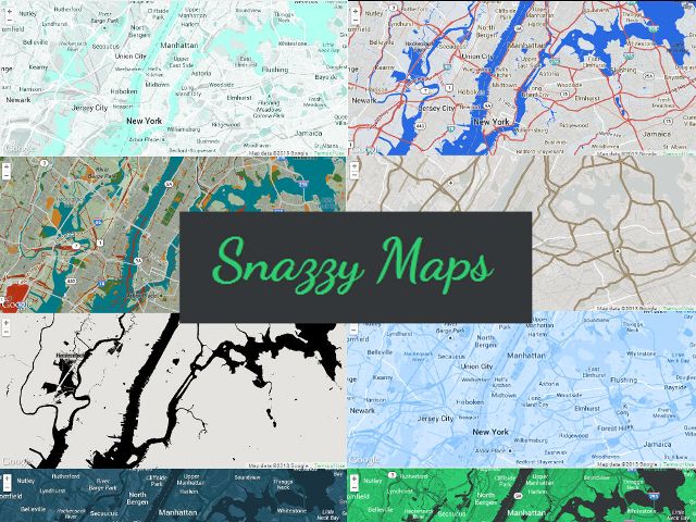 WebDesign Jeux de couleurs pour Google Maps - Snazzy Maps