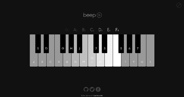 WebDesign Jouez de la musique avec votre navigateur internet - Beep