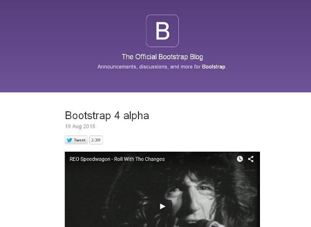 WebDesign La version 4 alpha de Bootstrap vient de sortir 
