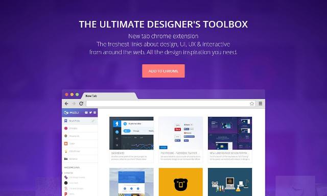 WebDesign Laddon indispensable pour le concepteur pour Chrome - Muzli