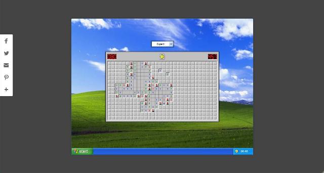 WebDesign Le jeu démineur de windows XP codé en JavaScript - MinesweeperXP