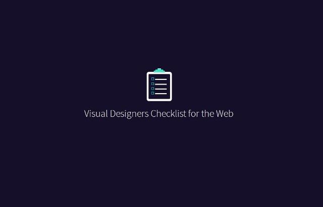 WebDesign Liste de vérification pour designeur concepteur