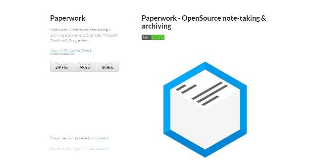 WebDesign Logiciel de prise de note et darchivage open-source - Paperwork