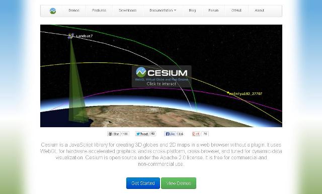 WebDesign Moteur de cartographie open source avec WebGL - Césium