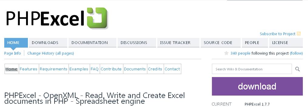 WebDesign_PHPExcel