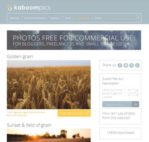WebDesign Photos de bonnes qualités et gratuites pour vos sites web - KaboomPics