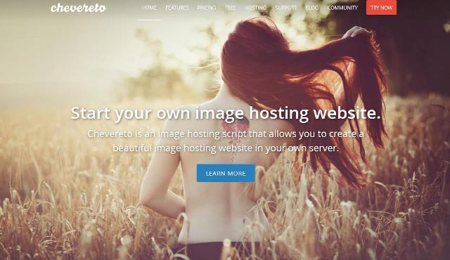 WebDesign Plateforme installable et gratuite de partage dimage de haute qualité - Chevereto