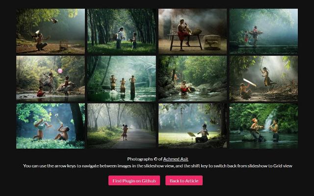 WebDesign Plugin jQuery pour les galeries dimage réactif avec des Effets CSS3