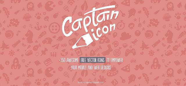 WebDesign Plus 350 icônes vectorielles à télécharger gratuitement - Captain icon