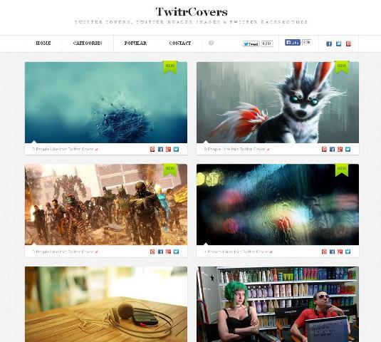 WebDesign Plus de 2000 Images de fond gratuites pour Twitter - TwitrCovers