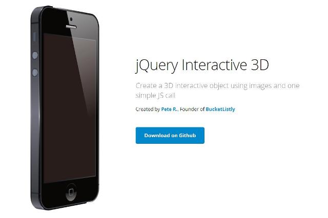WebDesign Présentation dune interface 3D - jQuery interactif 3D