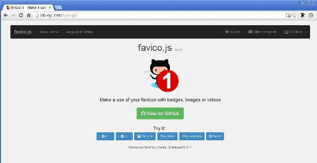 WebDesign Rendez vos Favicons plus attirant - favico.js