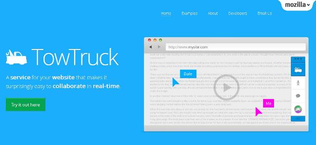 WebDesign Service Web Open Source par Mozilla Pour collaborer en ligne - Towtruck