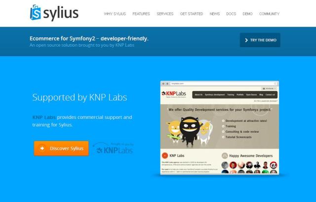 WebDesign Solution E-commerce Open Source PHP Symfony2 - Sylius